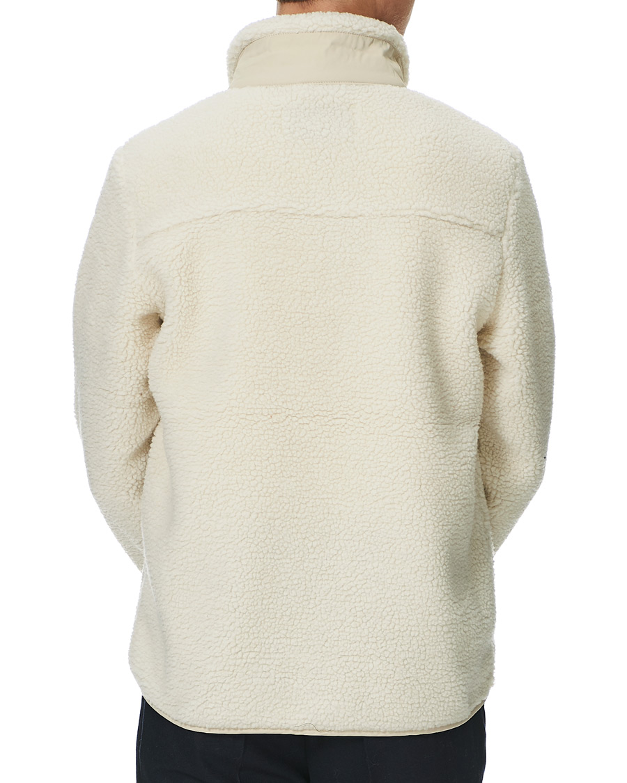 Hombres | Jerséis y prendas de punto | A Day's March | Granån Recycled Fleece Jacket Off White