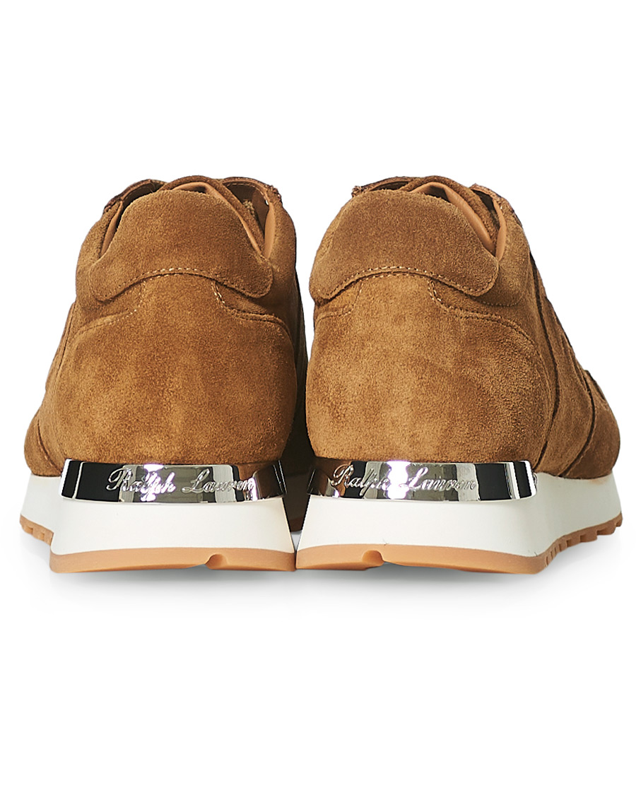 Hombres | Ralph Lauren Purple Label Ethan Running Sneakers Brown Suede | Ralph Lauren Purple Label | Ethan Running Sneakers Brown Suede