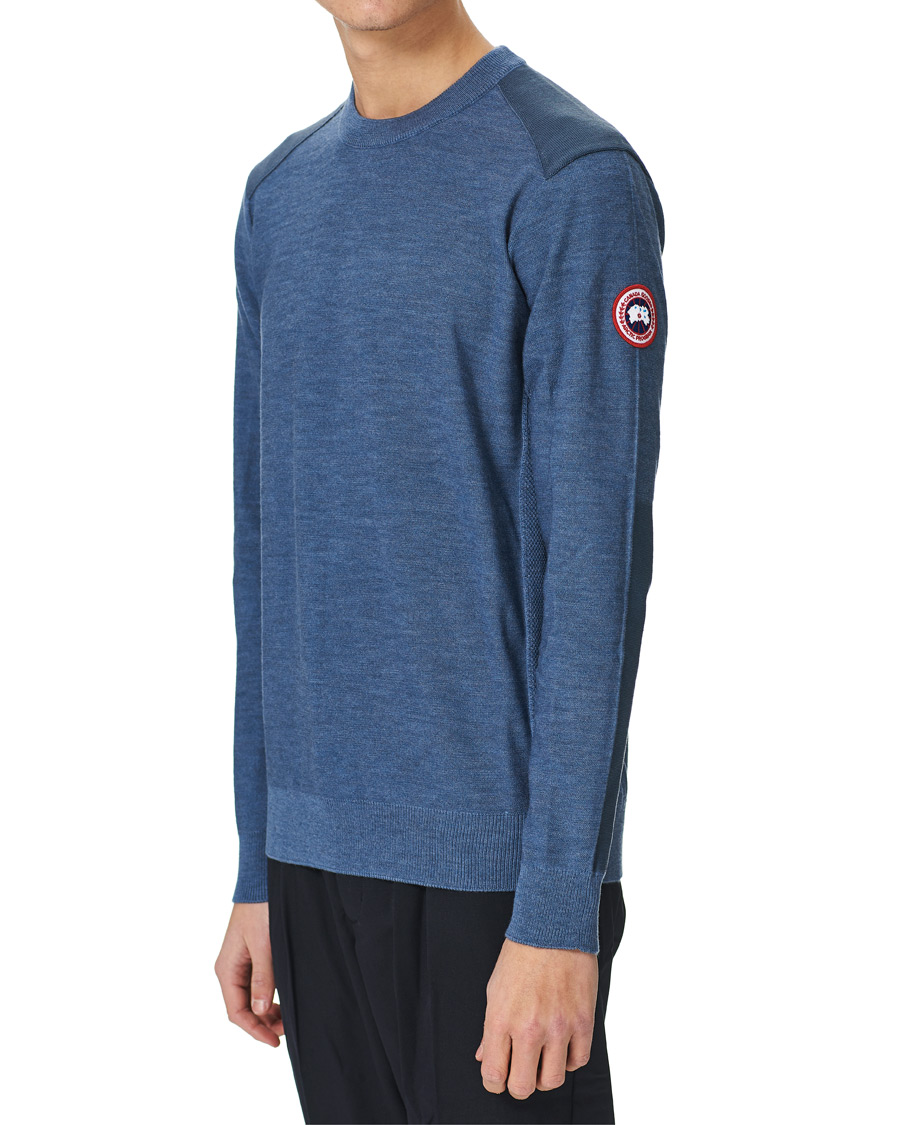 Hombres | Jerséis y prendas de punto | Canada Goose | Dartmouth Crew Neck Sweater Ozone Blue Heather