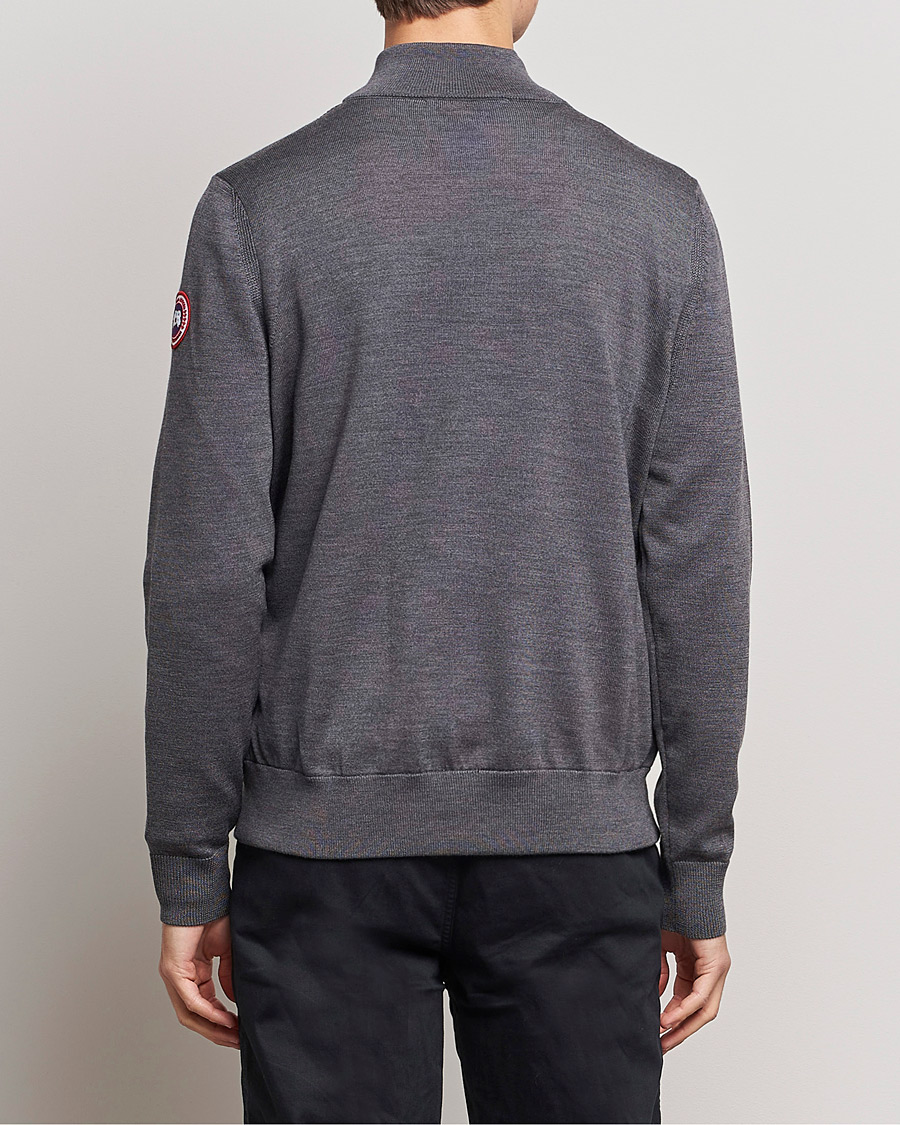 Hombres | Jerséis y prendas de punto | Canada Goose | Hybridge Knit Packable Jacket Iron Grey