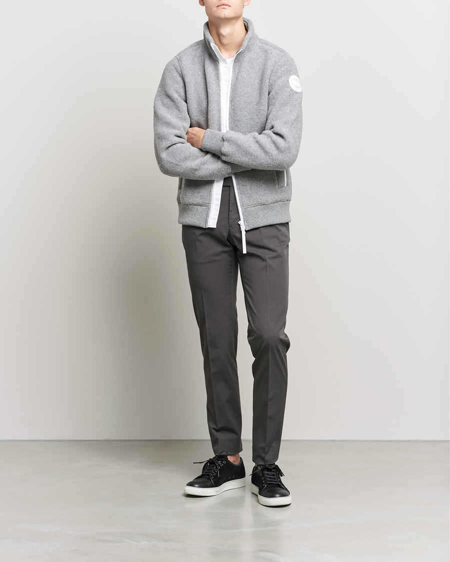 Hombres | Jerséis y prendas de punto | Canada Goose | Lawson Fleece Full Zip Greige