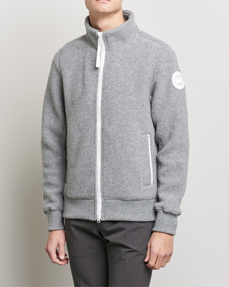 Hombres | Jerséis y prendas de punto | Canada Goose | Lawson Fleece Full Zip Greige