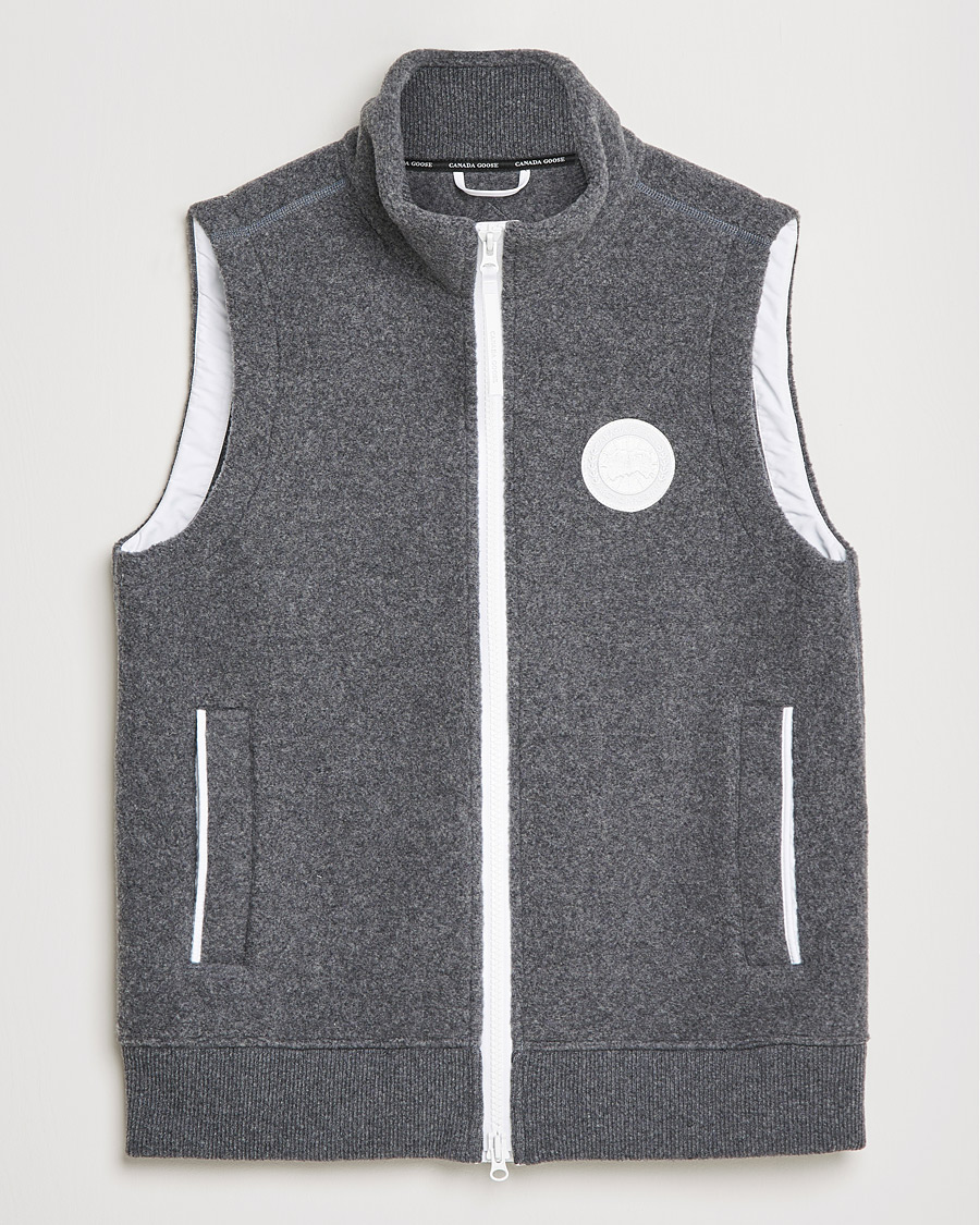 Hombres | Abrigos y chaquetas | Canada Goose | Mersey Fleece Vest Quarry Grey