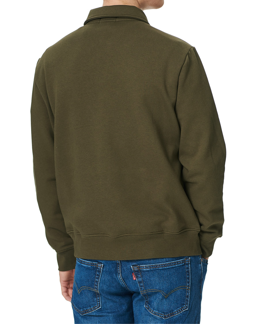 Hombres | Jerséis y prendas de punto | Polo Ralph Lauren | Graphic Fleece Half Zip Sweater Defender Green