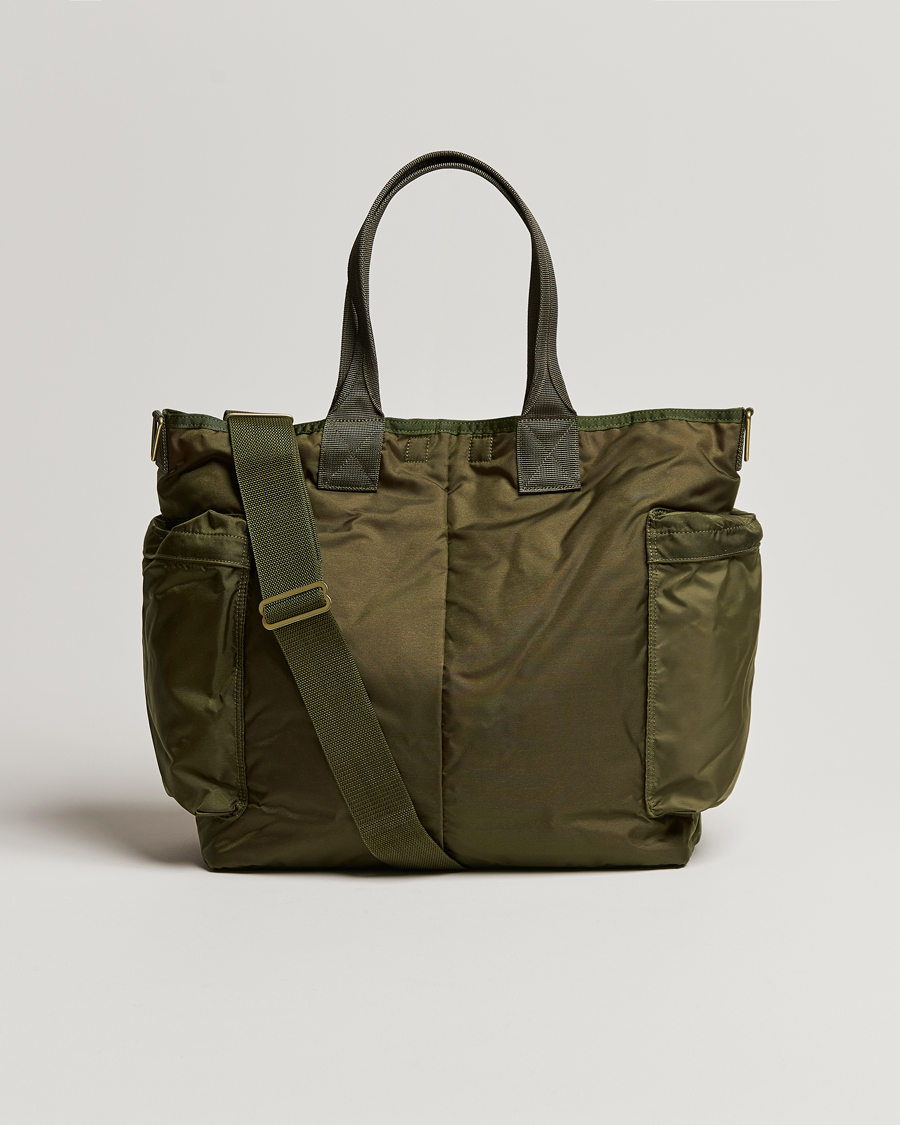Hombres | Bolsos | Porter-Yoshida & Co. | Force 2Way Tote Bag Olive Drab