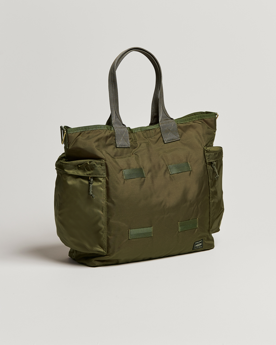 Hombres | Bolsos | Porter-Yoshida & Co. | Force 2Way Tote Bag Olive Drab