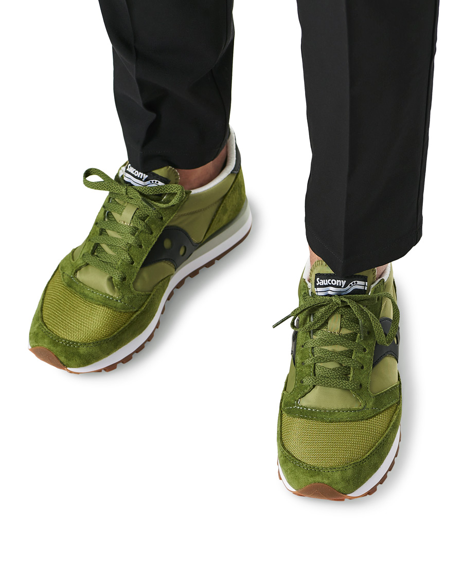 Hombres | Saucony Jazz 81 Sneaker Green/Black | Saucony | Jazz 81 Sneaker Green/Black
