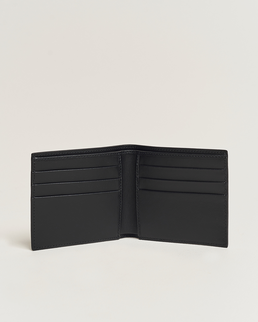 Hombres | Billeteras plegables y con cremallera | Smythson | Panama 6 Card Wallet Black Leather