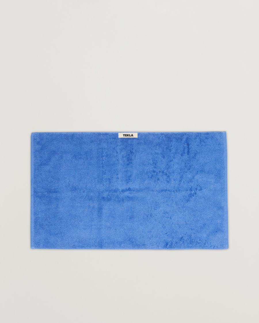 Hombres |  | Tekla | Organic Terry Hand Towel Clear Blue