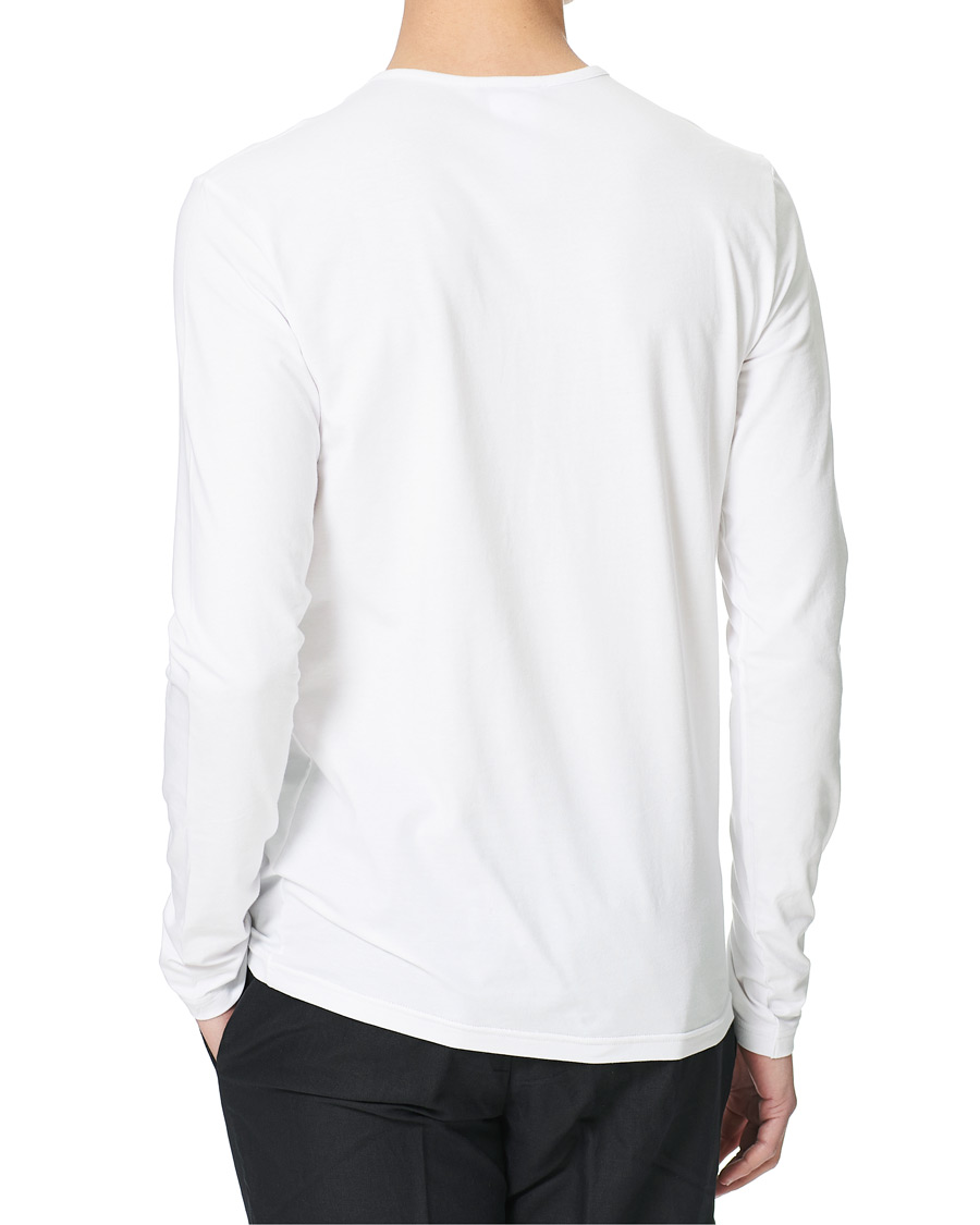 Hombres | Camisetas | Versace | Medusa Long Sleeve Tee White