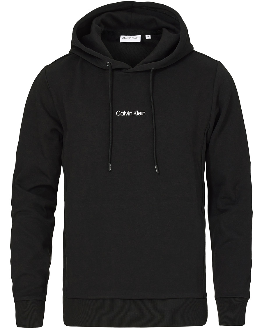 Hombres | Jerséis y prendas de punto | Calvin Klein | Small Chest Logo Hoodie Black
