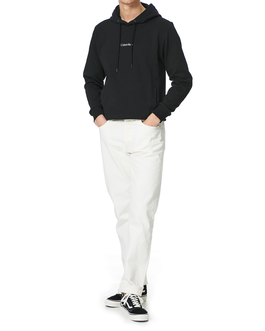 Hombres | Jerséis y prendas de punto | Calvin Klein | Small Chest Logo Hoodie Black