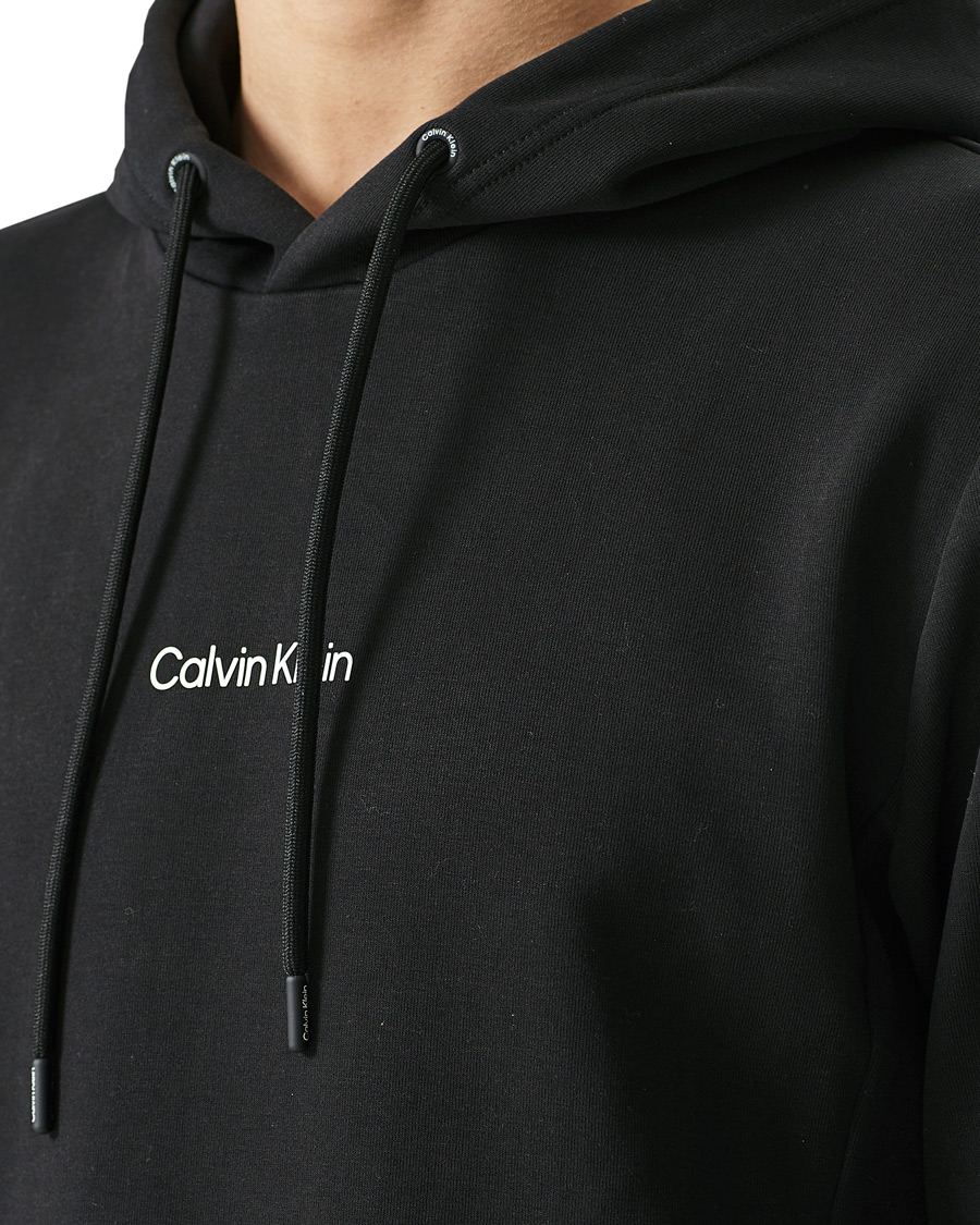 Hombres | Jerséis y prendas de punto | Calvin Klein | Small Chest Logo Hoodie Black