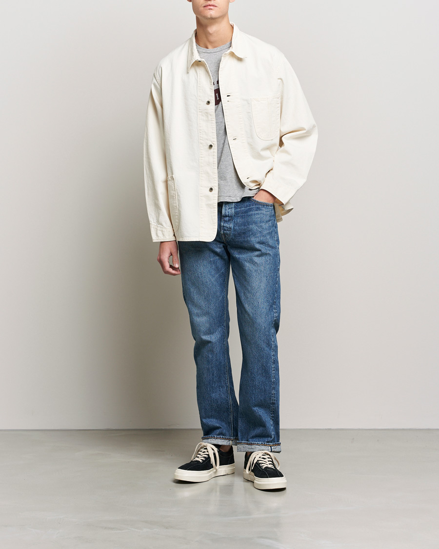 Hombres | Pantalones | orSlow | Straight Fit 105 Selvedge Jeans 2 Year Wash