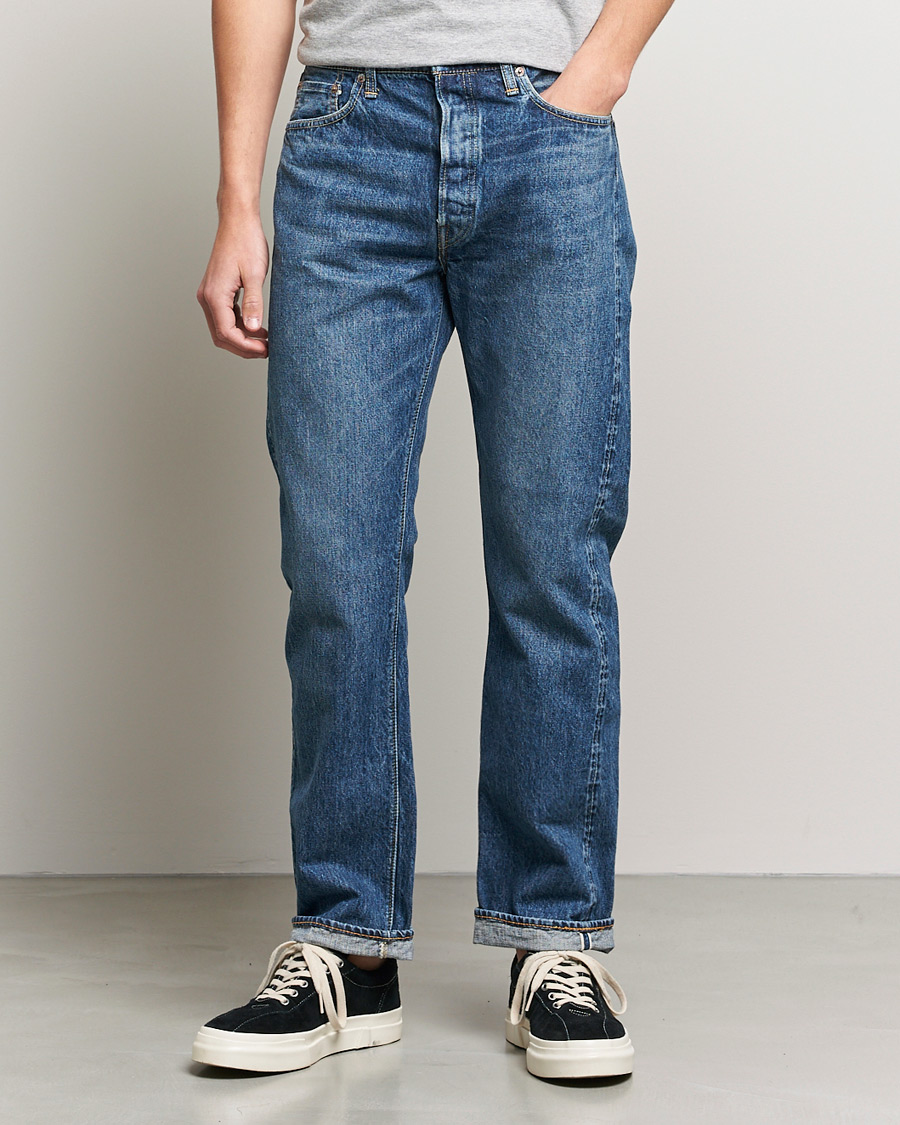 Hombres | Pantalones | orSlow | Straight Fit 105 Selvedge Jeans 2 Year Wash