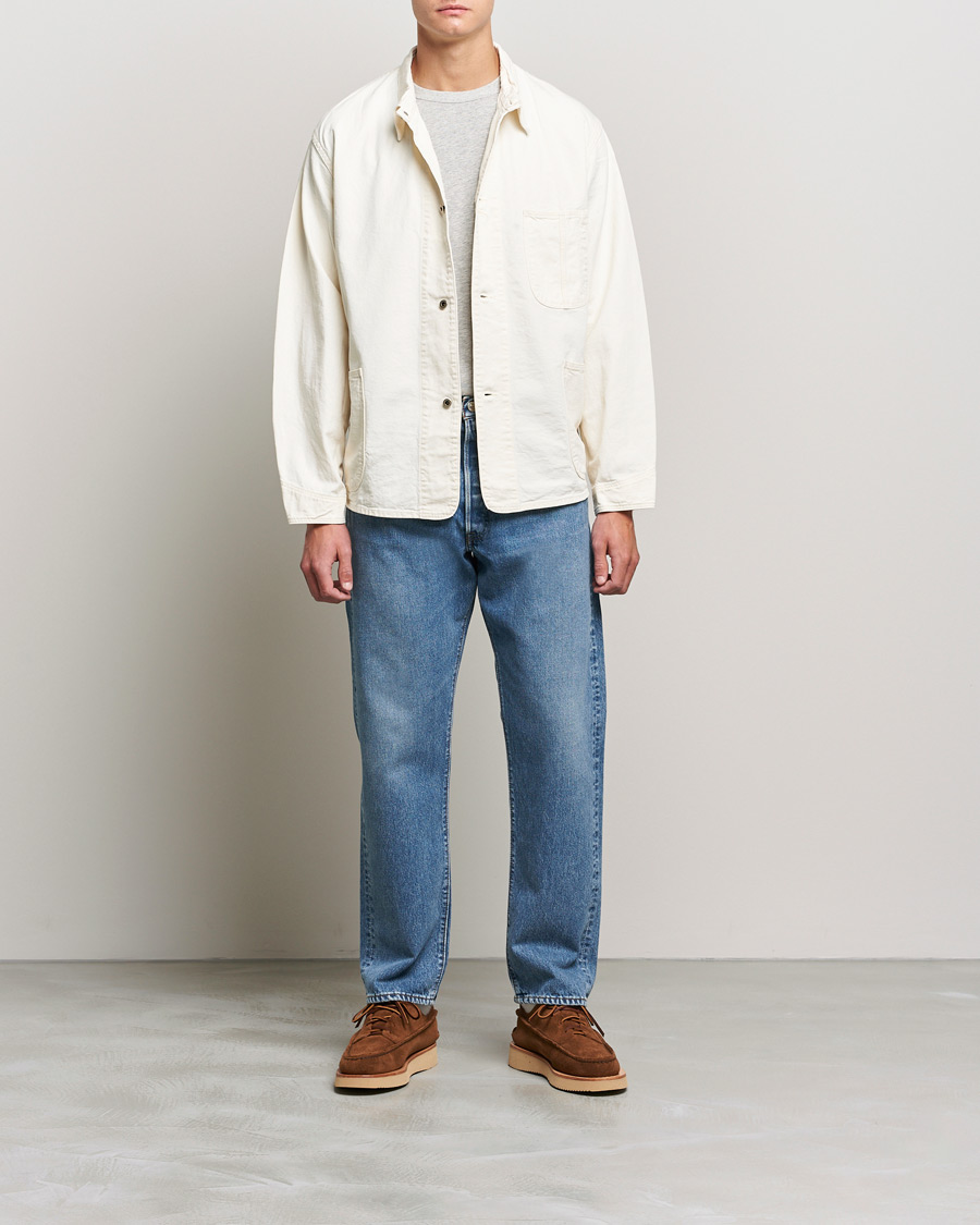 Hombres | Vaqueros | orSlow | Straight Fit 105 Selvedge Jeans Denim Used