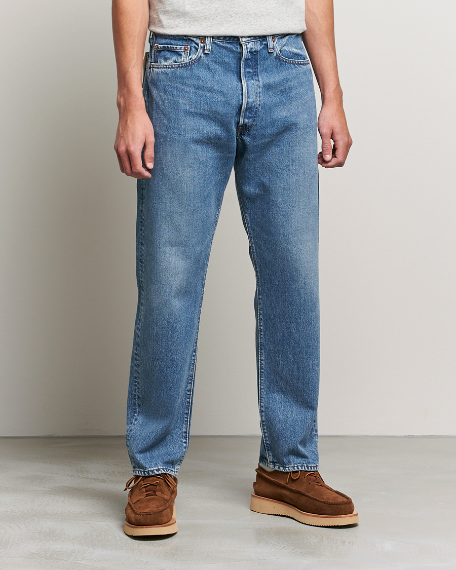 Hombres | Pantalones | orSlow | Straight Fit 105 Selvedge Jeans Denim Used