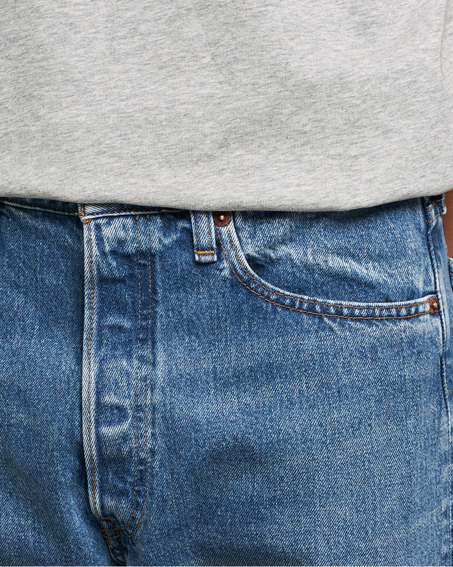 Hombres | Vaqueros | orSlow | Straight Fit 105 Selvedge Jeans Denim Used