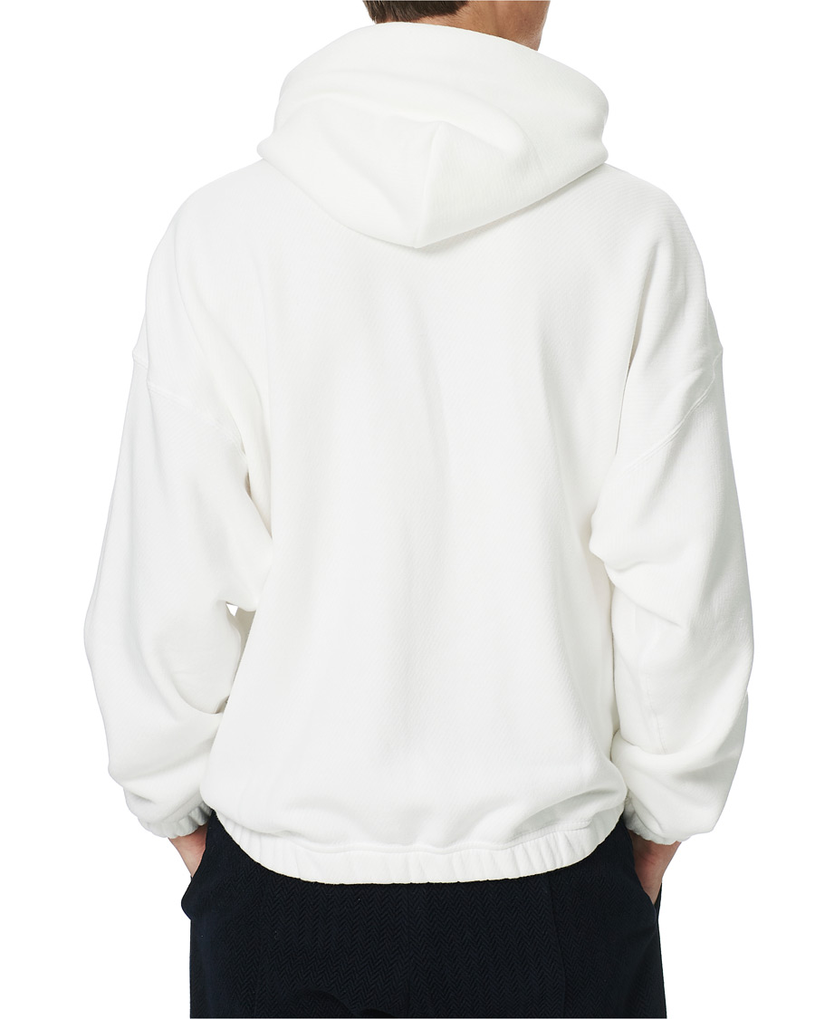 Hombres | Jerséis y prendas de punto | Giorgio Armani | Denim Cotton Hoodie White