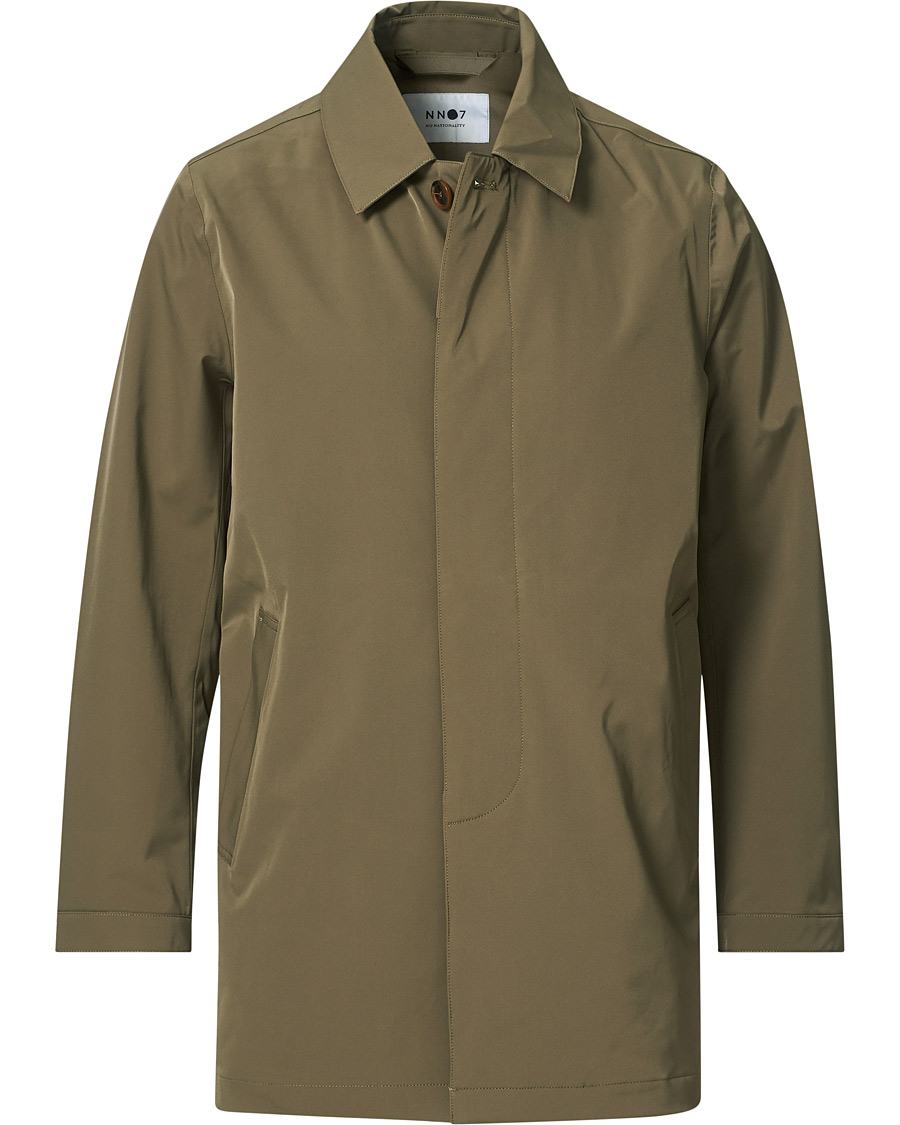 Hombres | Abrigos y chaquetas | NN07 | Kim Waterproof Car Coat Khaki Grey
