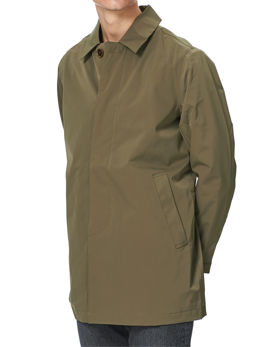 Hombres | Abrigos y chaquetas | NN07 | Kim Waterproof Car Coat Khaki Grey