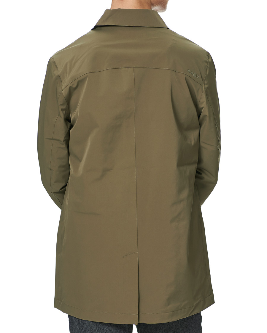 Hombres | Abrigos y chaquetas | NN07 | Kim Waterproof Car Coat Khaki Grey