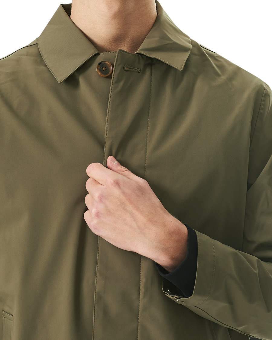 Hombres | Abrigos y chaquetas | NN07 | Kim Waterproof Car Coat Khaki Grey