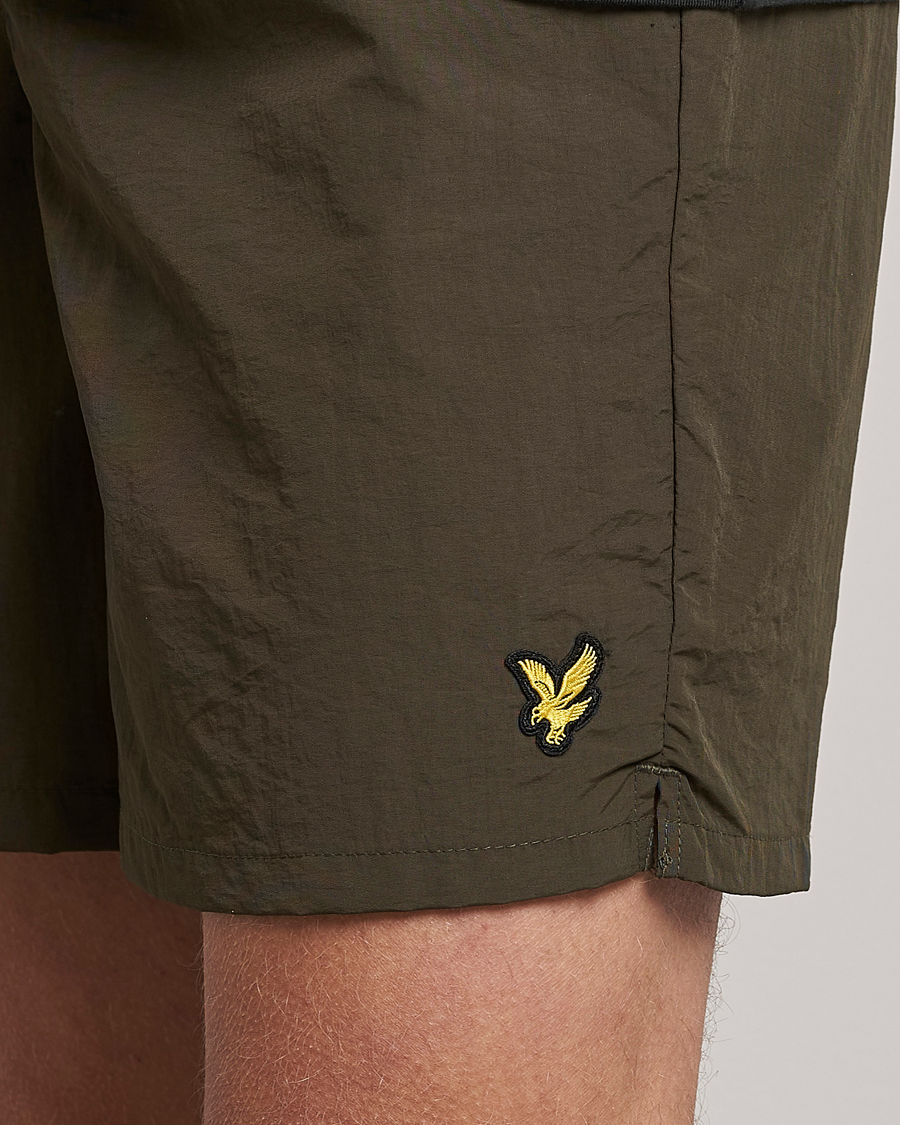 Hombres | Bañadores | Lyle & Scott | Plain Swimshorts Olive