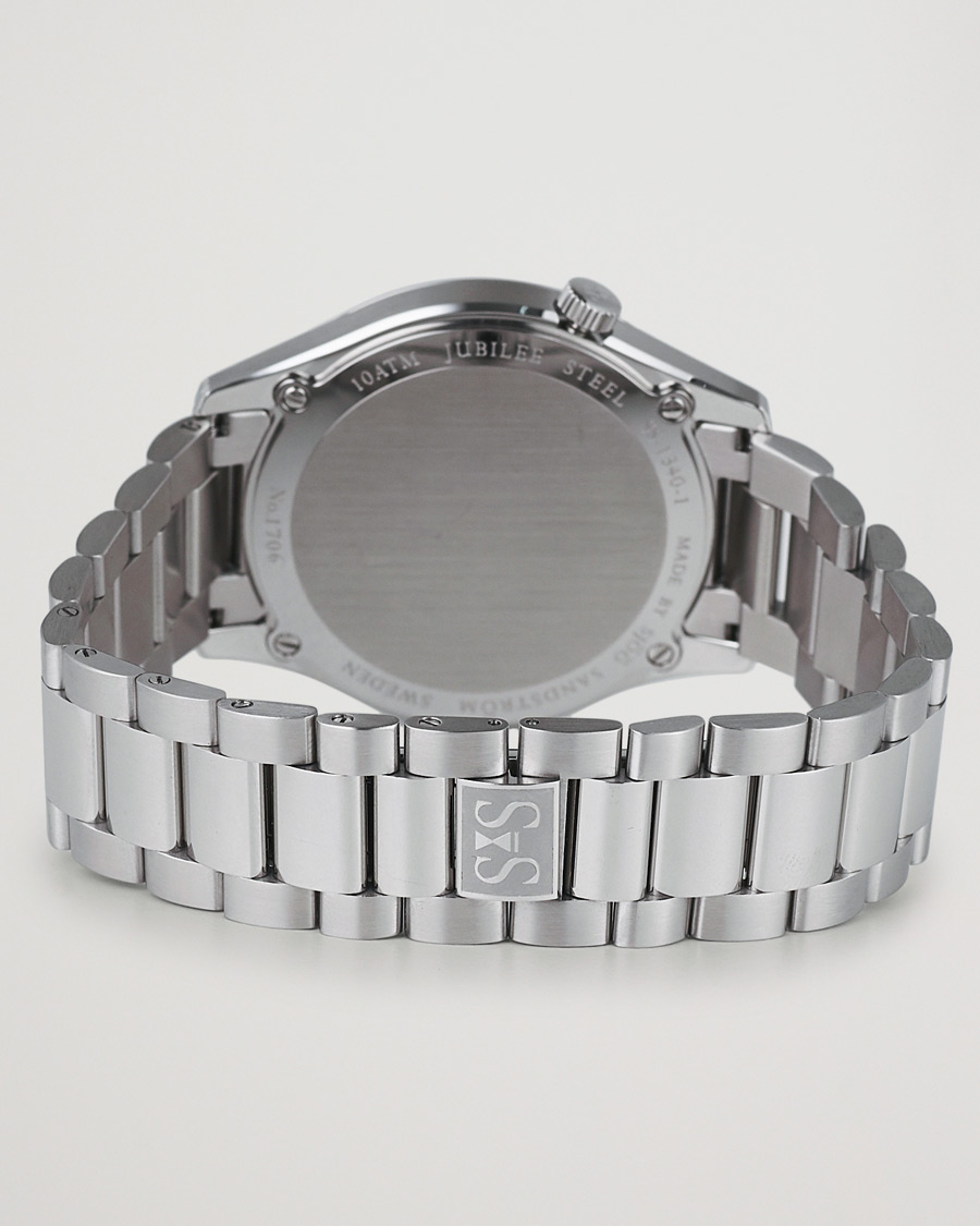 Hombres | Sjöö Sandström Jubilee Steel Quartz 40mm Blue/Steel | Sjöö Sandström | Jubilee Steel Quartz 40mm Blue/Steel