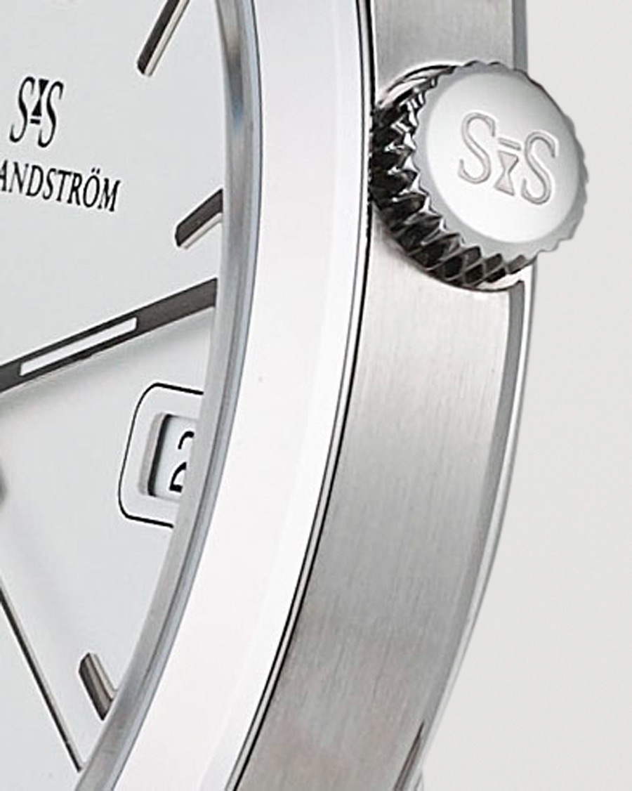 Hombres | Sjöö Sandström Jubilee Steel Quartz 40mm White/Black Calf | Sjöö Sandström | Jubilee Steel Quartz 40mm White/Black Calf