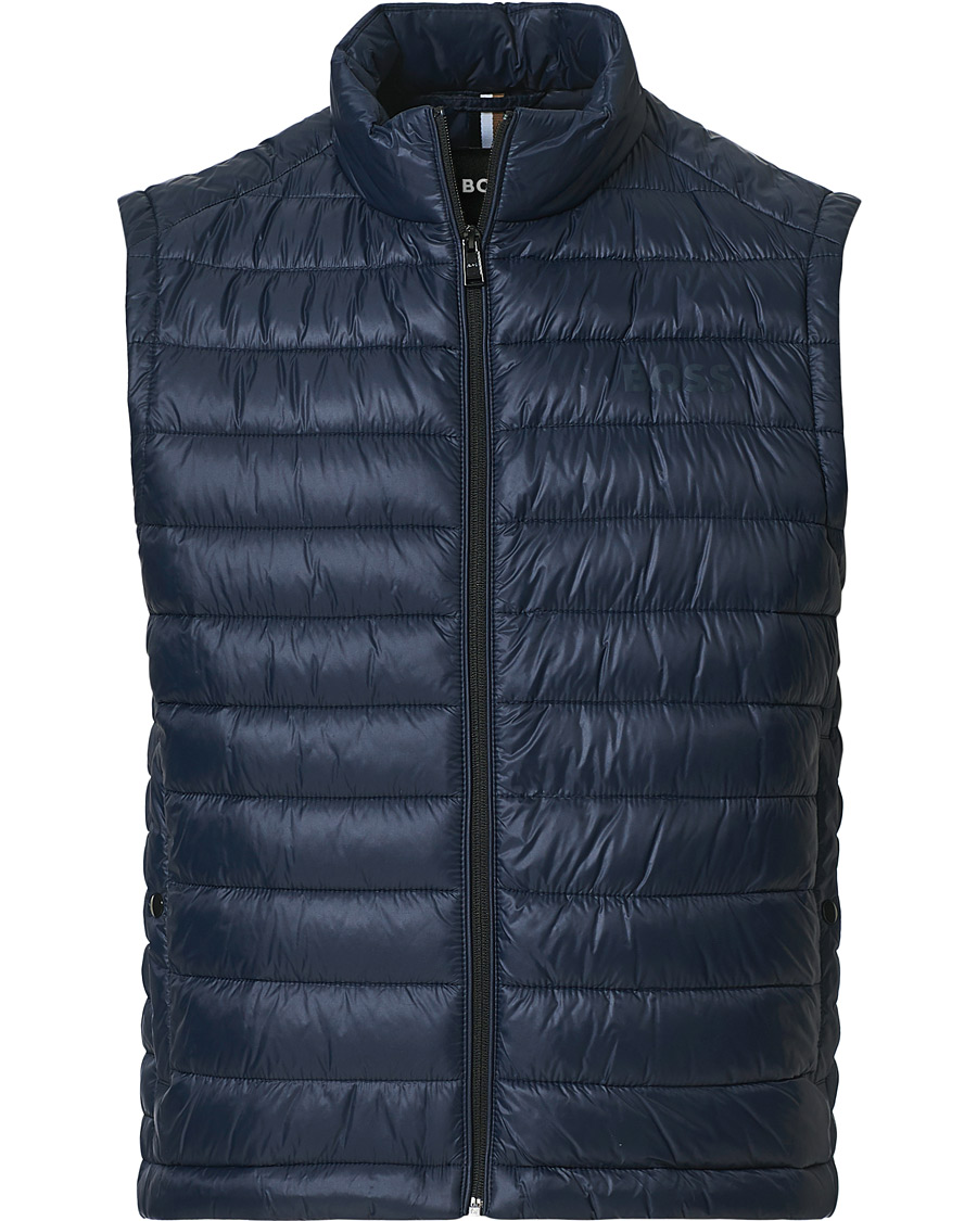 Hombres | Chalecos | BOSS BLACK | Calano Down Vest Dark Blue