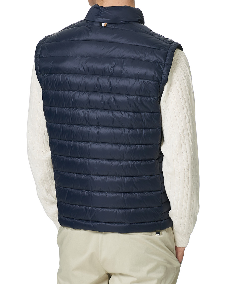Hombres | Chalecos | BOSS BLACK | Calano Down Vest Dark Blue