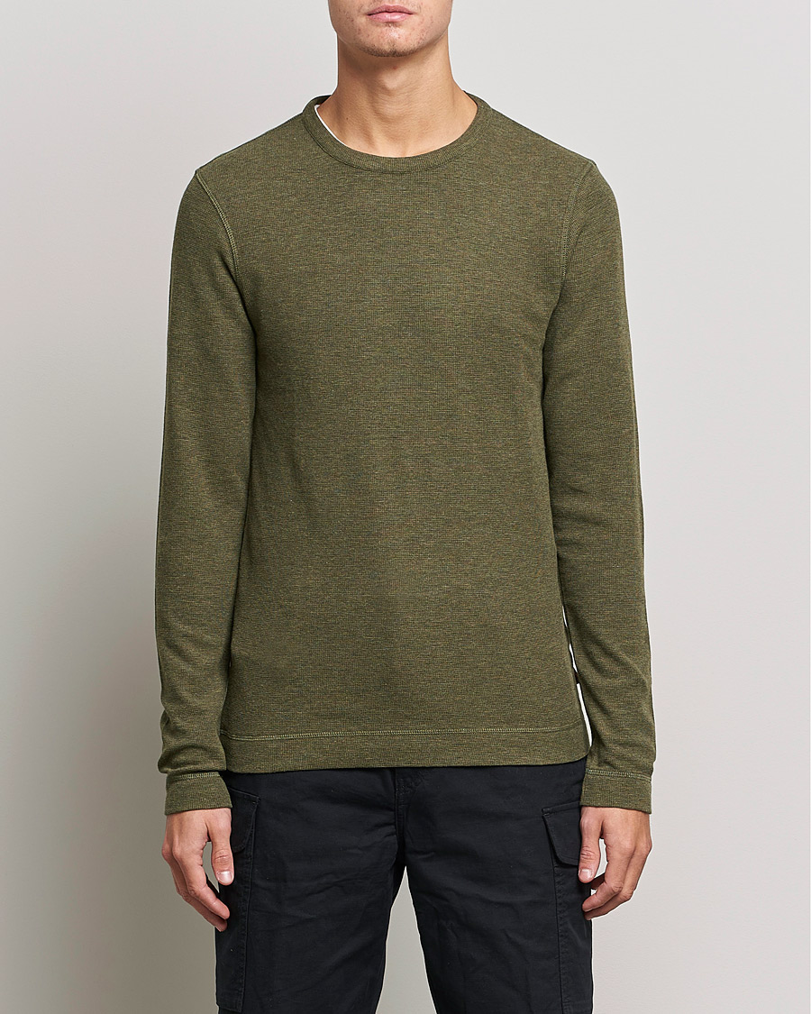 Hombres | Jerséis y prendas de punto | BOSS ORANGE | Tempest Sweater Dark Green