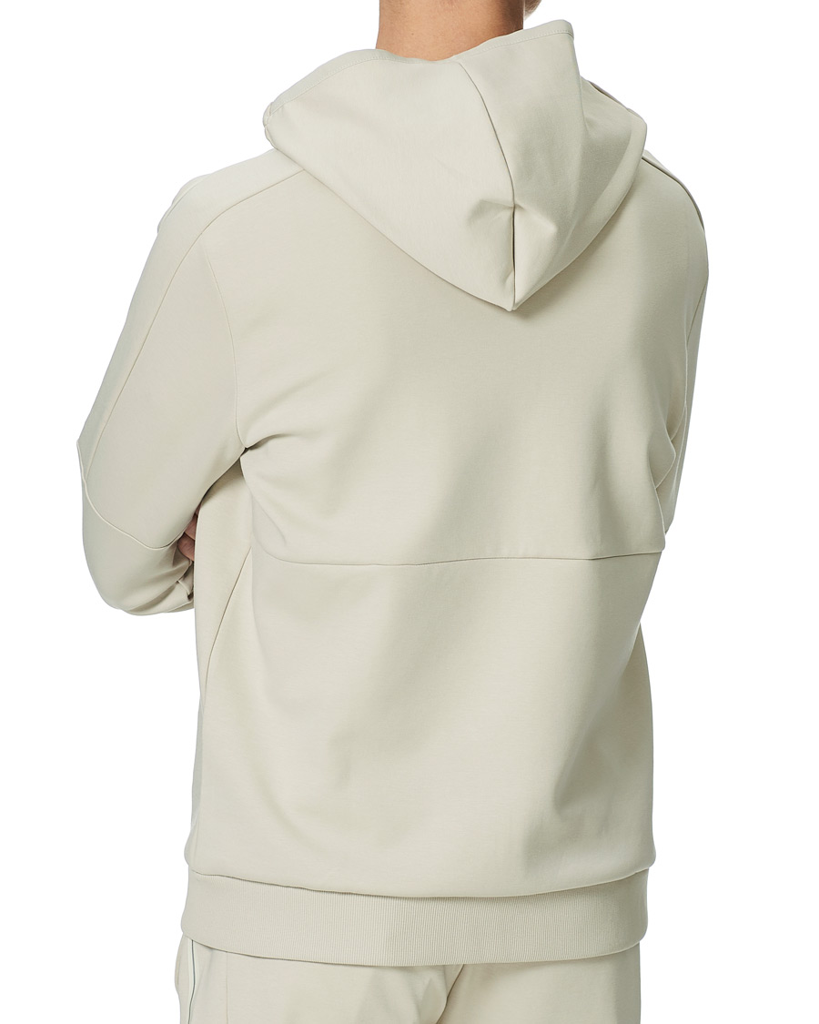 Hombres | Jerséis y prendas de punto | BOSS GREEN | BOSS Athleisure Saggy Full Zip Hoodie Light Beige