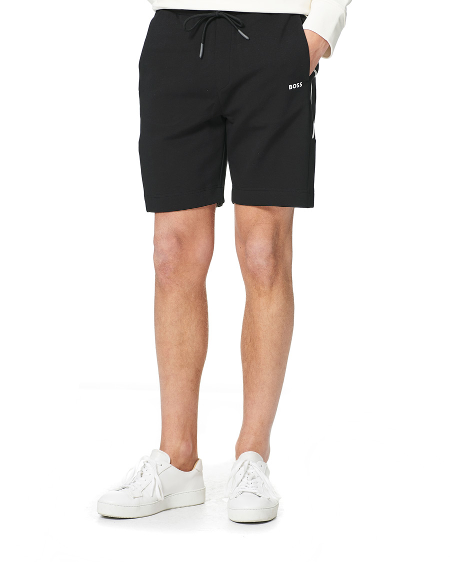 Hombres | Pantalones cortos | BOSS GREEN | BOSS Athleisure Headlo Sweatshorts Black
