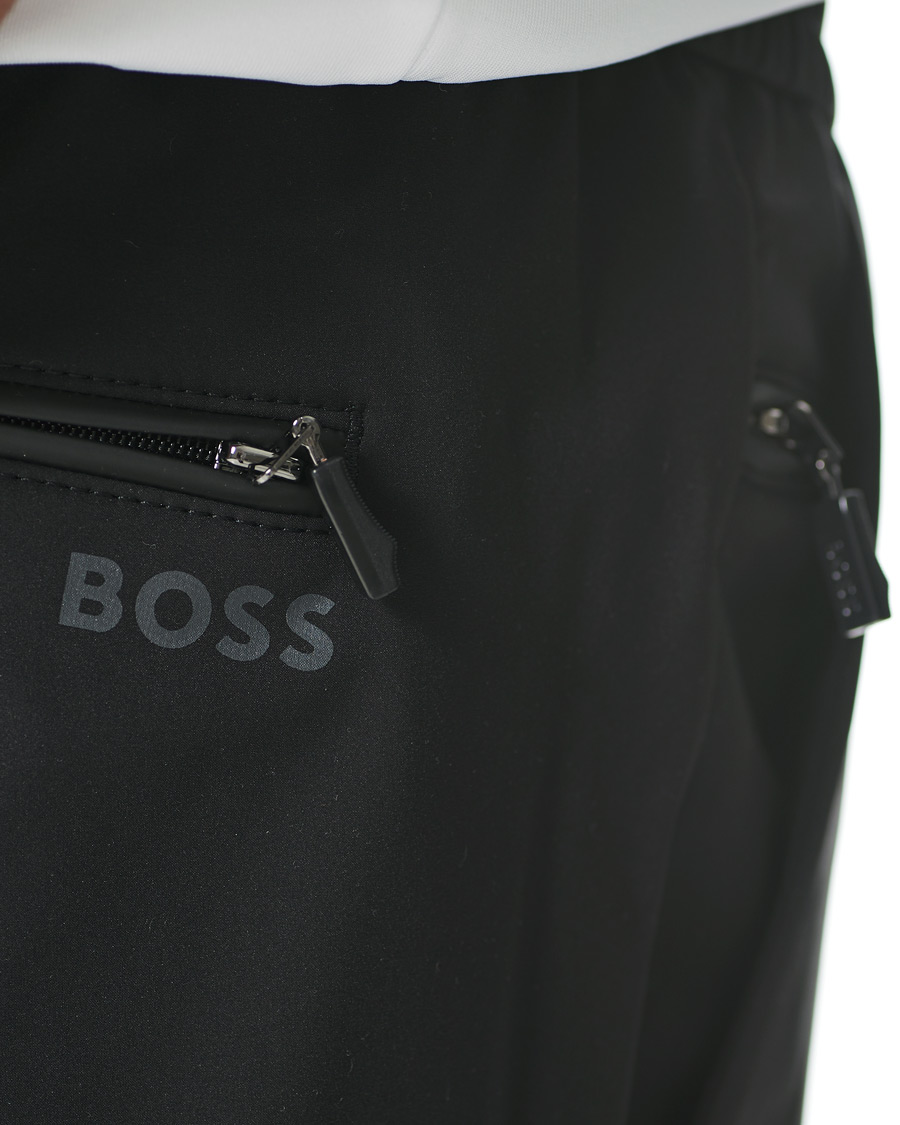 Hombres | Pantalones | BOSS GREEN | BOSS Athleisure Shinobi Taped Logo Pants Black