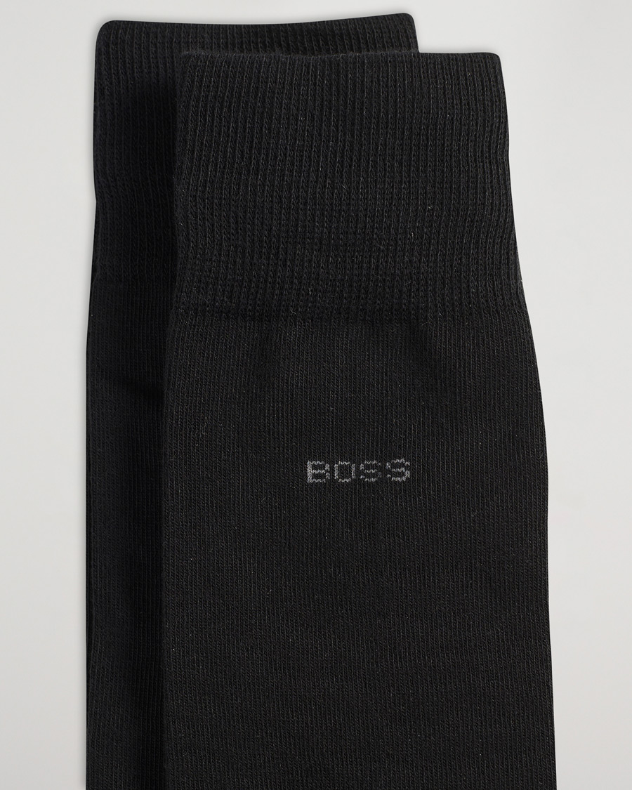Hombres | Calcetines diarios | BOSS BLACK | 2-Pack RS Uni Socks Black