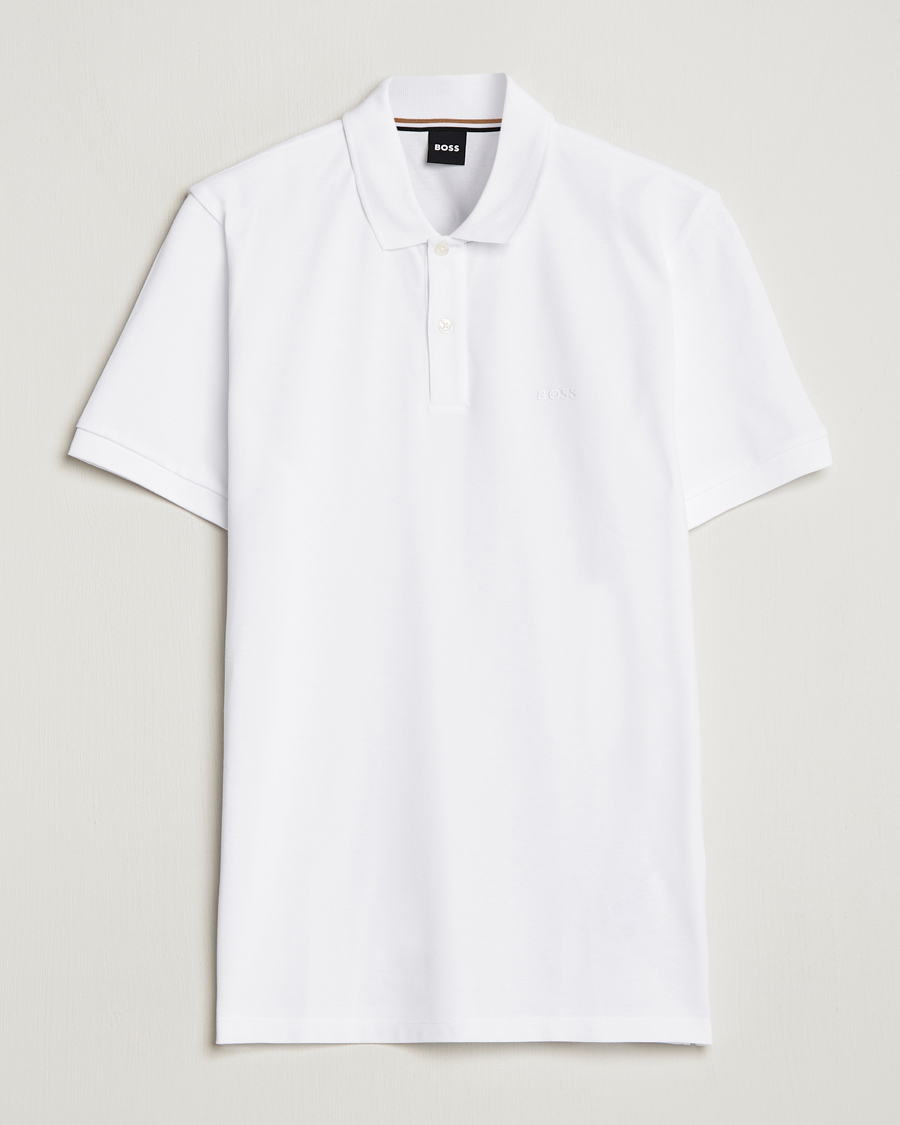 Hombres | Polos | BOSS BLACK | Pallas Polo White