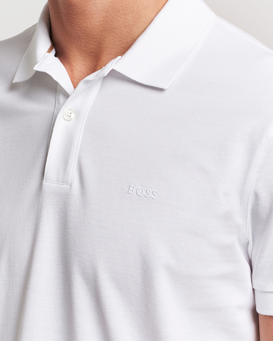 Hombres | Polos | BOSS BLACK | Pallas Polo White