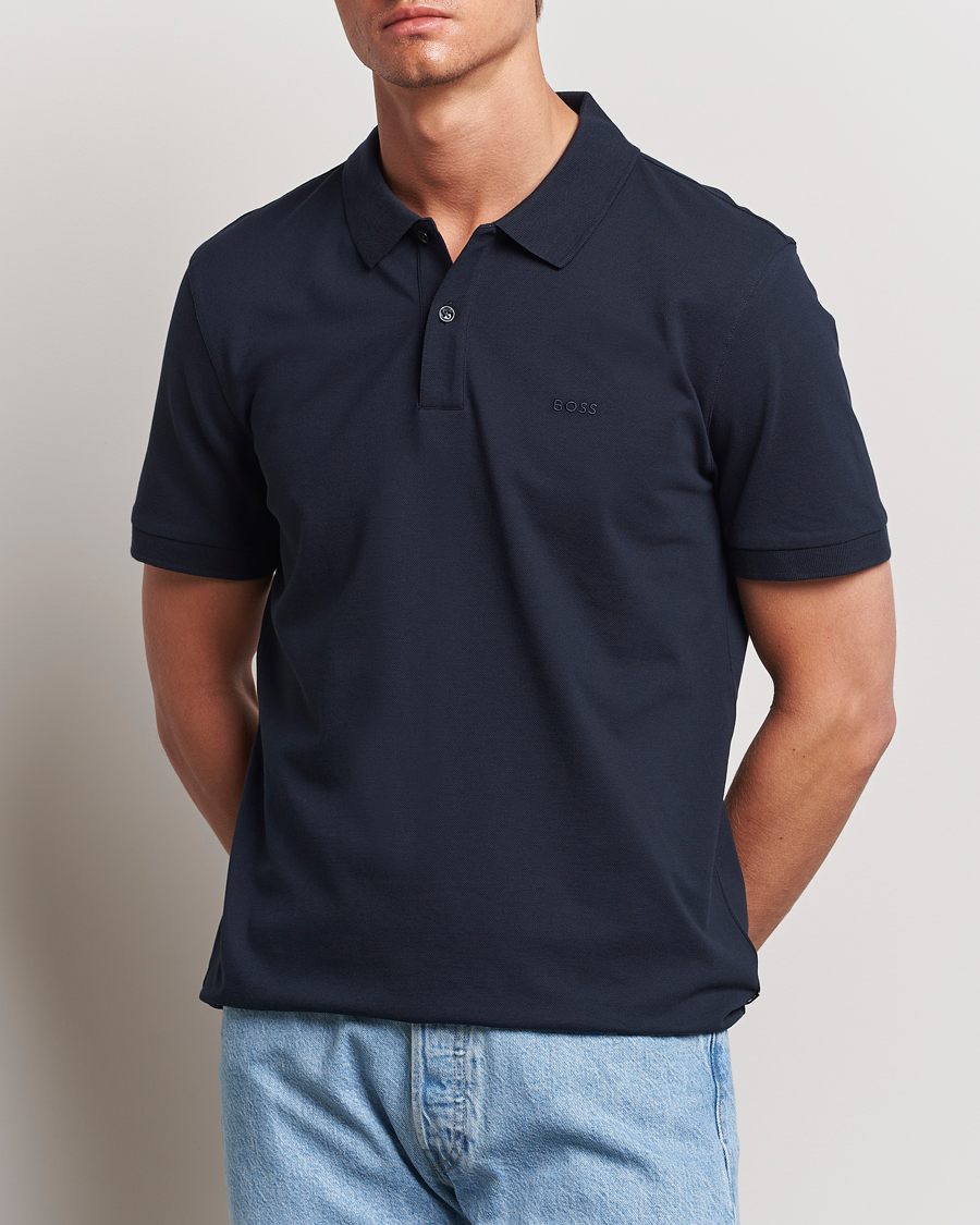 Hombres | Polos | BOSS BLACK | Pallas Polo Dark Blue