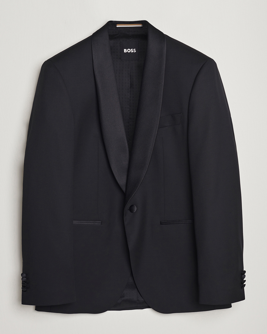 Hombres | Blazers | BOSS BLACK | Jeckson Shawl Tuxedo Blazer Black