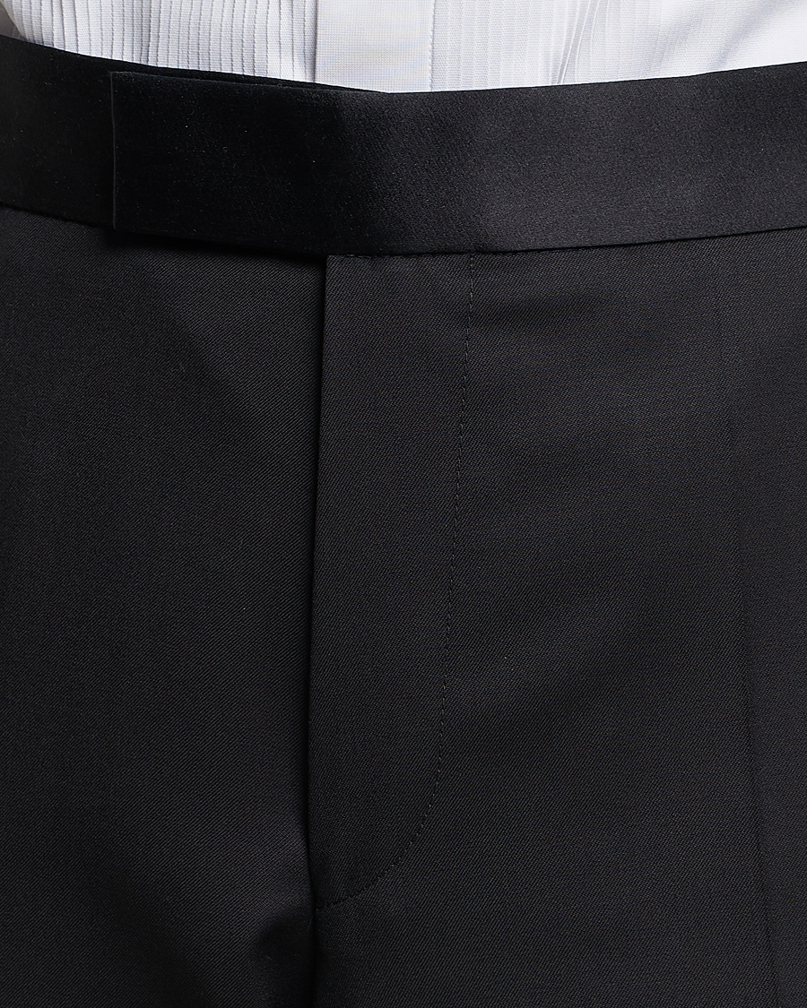 Hombres | Pantalones | BOSS BLACK | Lenon Tuxedo Trousers Black