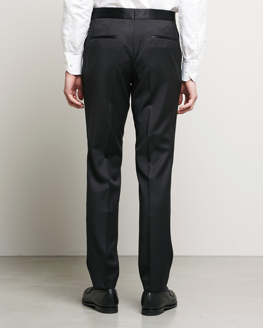 Hombres | Pantalones | BOSS BLACK | Genius Tuxedo Trousers Black