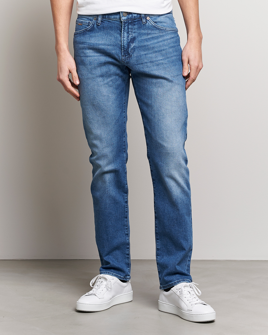 Hombres | Straight leg | BOSS ORANGE | Maine Regular Fit Stretch Jeans Bright Blue
