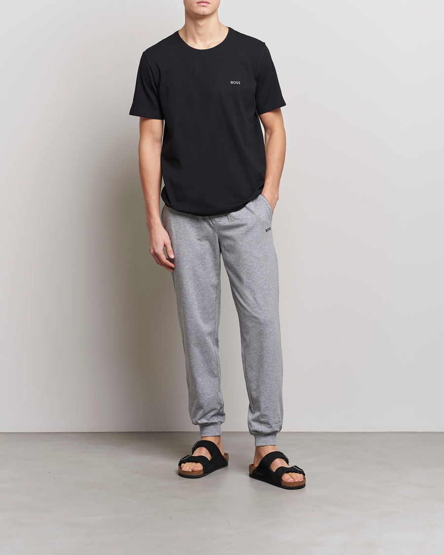 Hombres | Camisetas | BOSS BLACK | Loungewear Small Logo Tee Black