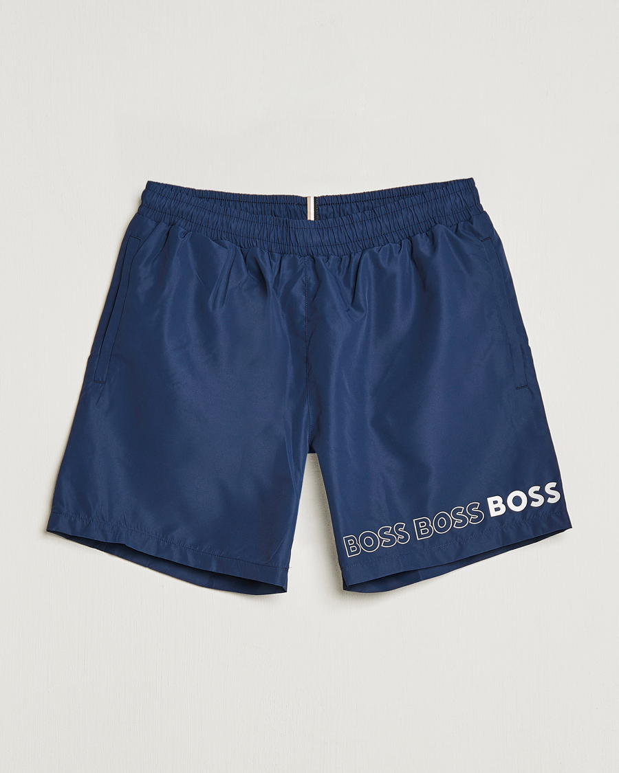 Hombres | Bañadores | BOSS BLACK | Dolphin Swimshorts Navy