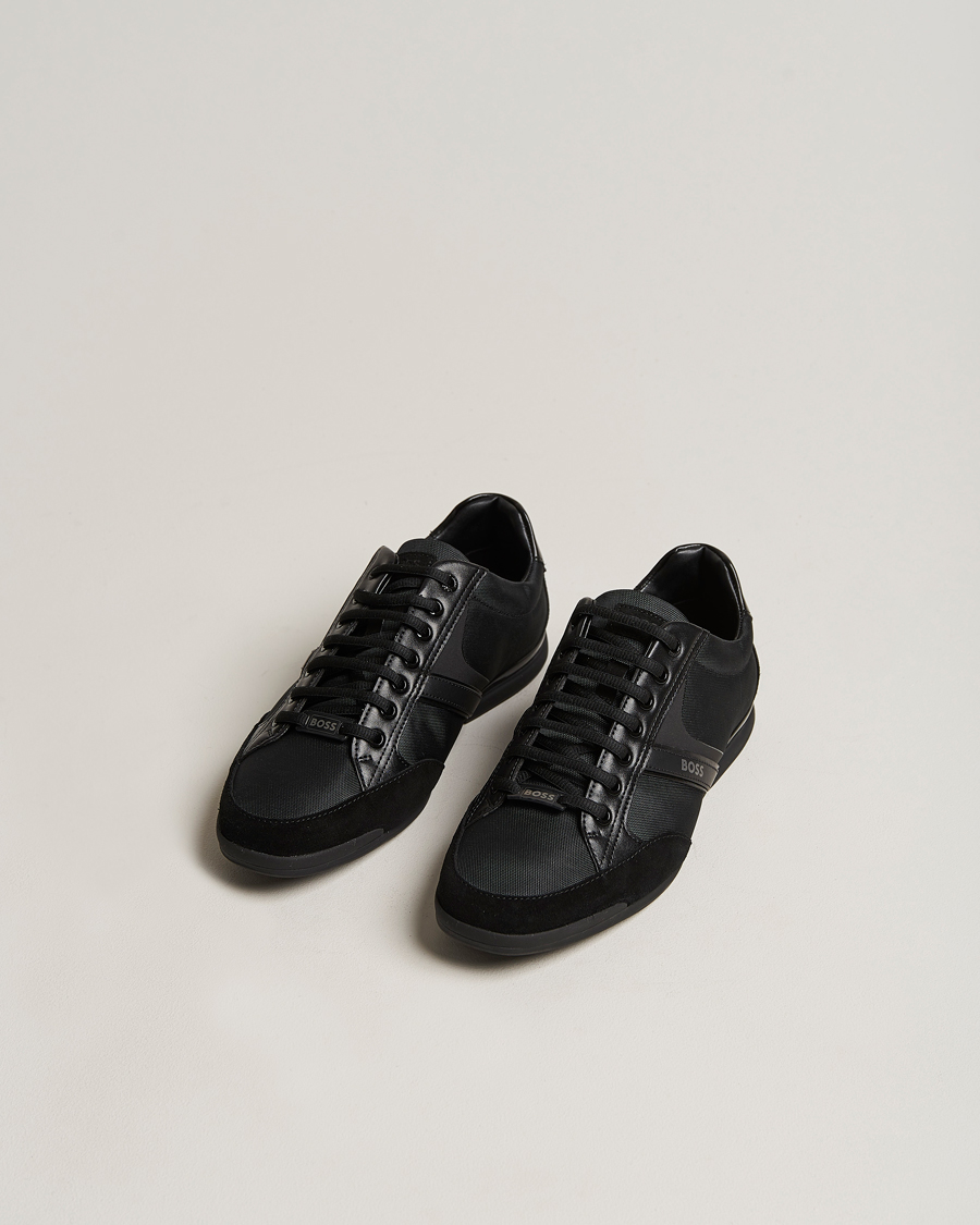 Hombres | Saturn Low Sneaker Black | BOSS GREEN | Saturn Low Sneaker Black