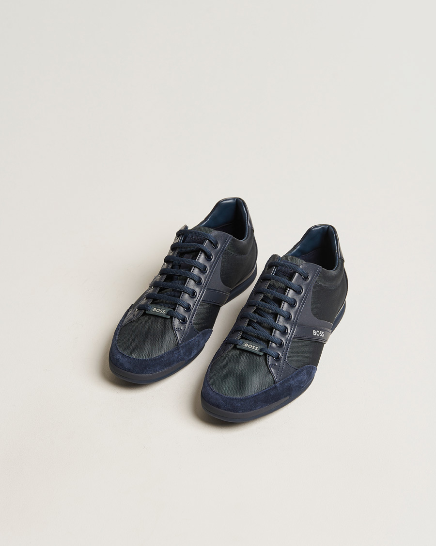 Hombres | Zapatos | BOSS GREEN | Saturn Low Sneaker Navy