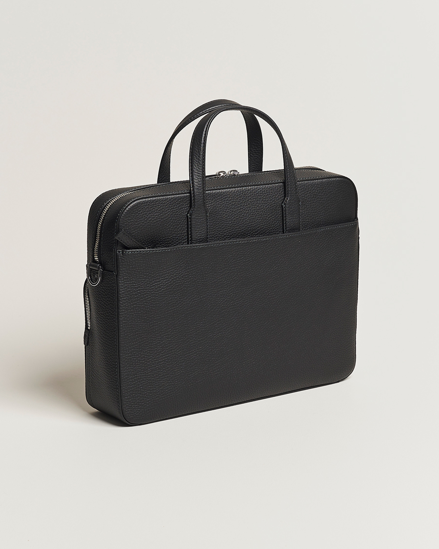 Hombres | Bolsos | BOSS BLACK | Crosstown Computer Leather Bag Black