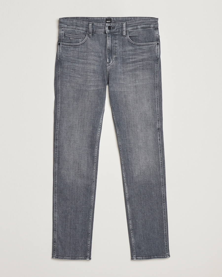 Hombres | Vaqueros | BOSS BLACK | Delaware Slim Fit Stretch Jeans Medium Grey